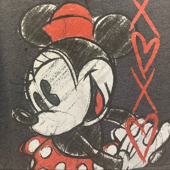 Disney Grey Minnie Mouse Oversized Sweatshirt - Picture 3 of 9